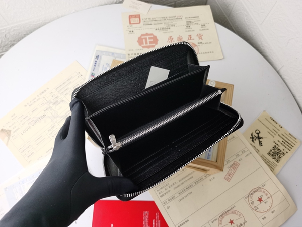 LVコピーウォレット素材ディテール